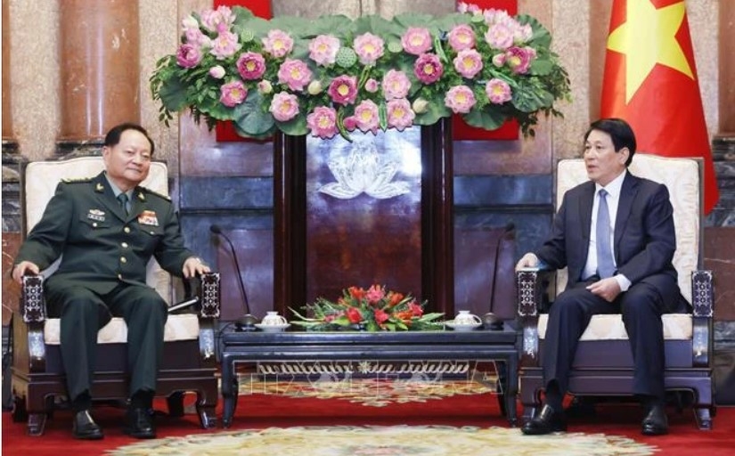 State President hosts Vice Chairman of China's Central Military Commission